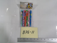 Disney 100 6 Pack Pens Kids Multicolor Character Print School Writing New
