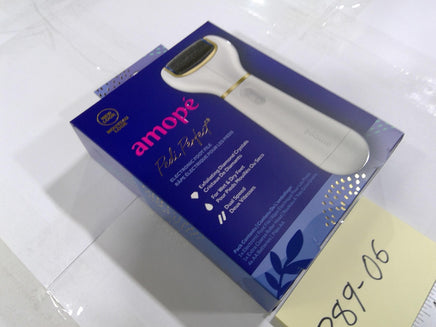 Amope Pedi Perfect Electronic Foot File Wet Dry Dual Speed Waterproof White New