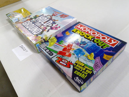 Mixed Brands Play Nine Hold Your Ground Monopoly Knock Out Games Lot New Sealed