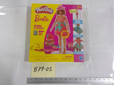 Play-Doh Barbie Florals & Fringe Fashion Playset Doll 5+ Hasbro New Pink Toy