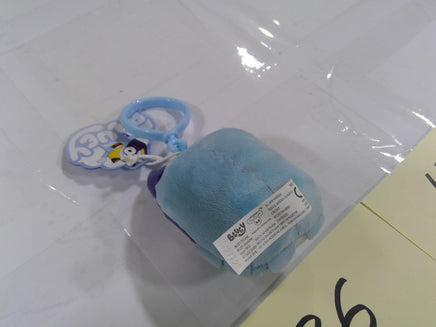 Bluey Dog Plush Clip-On Toy Mini Blue Bag Clip Keychain Stuffed Animal New