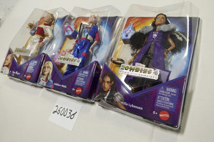 Disney Zombies 4 Dawn Of The Vampires Doll Lot Nova Addison Willa New Mattel