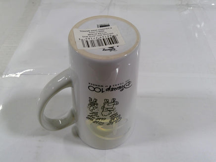 Disney 100 Latte Mug White Purple Ceramic Character Logo Coffee Cup Kitchen