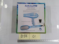 BaBylissPRO Nano Titanium 2000W Ionic Dryer Paddle Brush Set Limited Edition New