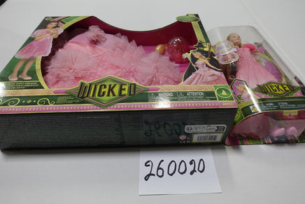 Wicked Glinda Tutu Dress Costume Girls 7-8 Pink Tiara Wand Jakks Pacific Doll