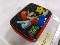 Super Mario Hard Shell Pencil Case Kids Zipper Storage Box Red School Supplies