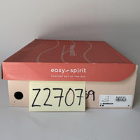Easy Spirit Boots Womens Size 8 Black Morgan Suede Zip Lug Sole Block Heel Ankle
