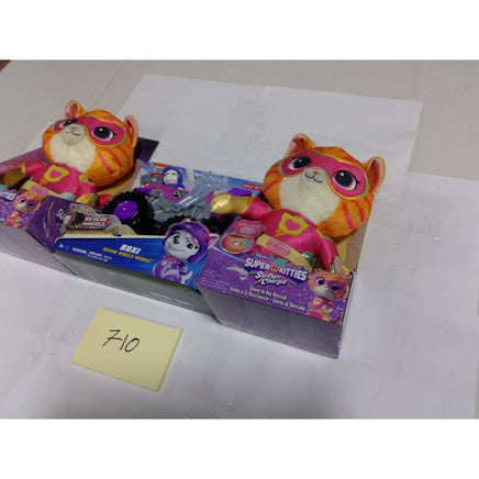 Disney Junior SuperKitties Ginny Plush & Paw Patrol Roxi Rescue Wheels Toy Set