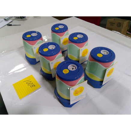 Sun Squad Cyclone Bubble Machine 6 Pack Kids Multicolor New Battery Operated