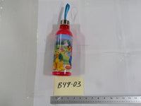 Disney Mickey Mouse Kids Water Bottle Red Plastic Drink Cup With Lid Reusable