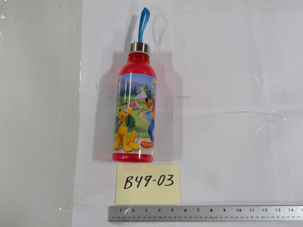 Disney Mickey Mouse Kids Water Bottle Red Plastic Drink Cup With Lid Reusable
