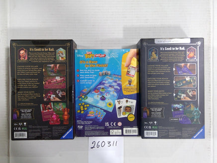 Ravensburger Villainous Sugar Spice Treacherous Tides Bitty Pop Lot New Sealed