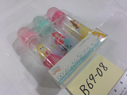 Disney Baby Princess Baby Bottle Set 3 Pack 9oz Infant Girl Multicolor New