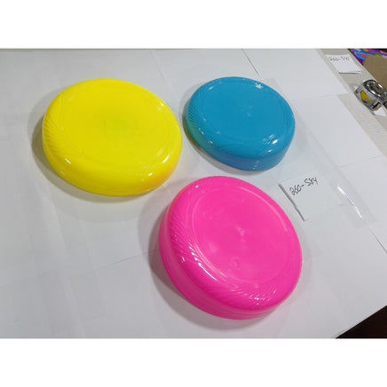 Flying Disc Set of 12 Total Pink Yellow Blue New Neon Outdoor Toys
