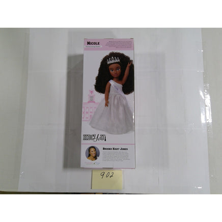 HBCUyoU Nicole Homecoming Queen Doll 18 Inch Silver Gown New Purpose Toys