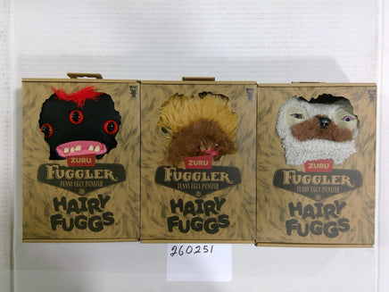 ZURU Fuggler Hairy Fuggs Ugly Plush Stuffed Monsters Toy Small Multicolor Lot 3