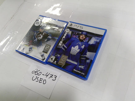 NHL 24 NHL 22 Sony PS5 Video Game Lot Of 2 Used Tested EA Sports Ice Hockey