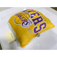 NBA Los Angeles Lakers Throw Pillow Unisex OS Yellow Excellent Sherpa Back