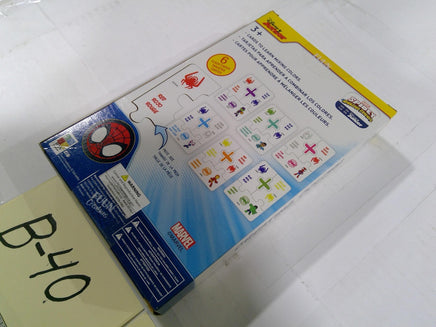 Disney Marvel Spidey Creating Colors Wooden Cards 24pcs Kids 3+ Multicolor New