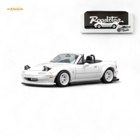 Microturbo Custom MX5 Rocket Bunny Metallic White 1:64
