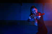 XSHOT Hyper Gel HPG-700 Blaster, Semi and Fully Automatic Gel Blaster & 20,000 Hyper Gel Pellets, 700 Capacity Mag, Eyewear, Ages 14 & Up by ZURU