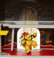 Super Mario Nintendo Deluxe Bowser's Castle Playset with 2.5" Exclusive Articulated Bowser Action Figure, Interactive Play Set with Authentic in-Game Sounds