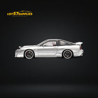 MicroTurbo Nissan 180SX Miyabi Metallic Silver 1:64