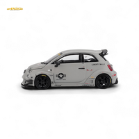 Mini-GT Abarth 595 LB-WORKS x Abas Works Grey 1:64
