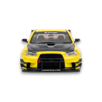 404ERROR Mitsubishi Evolution X Varis Widebody Yellow 1:64