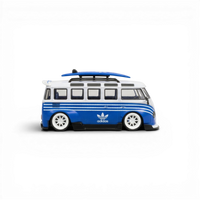 LF Model Volkswagen T1 Kombi with Surfboards Blue/White 1:64