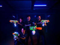 XSHOT Hyper Glow NightStrike Blaster (5,000) Pellets by ZURU, Motorized Blaster Outdoor Toy for Boys and Girls, Teens and Adults Aged 14+
