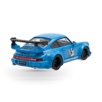 Mini Station Porsche 911 964 RWB HIDEYOSHI blue 1:64