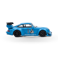 Mini Station Porsche 911 964 RWB HIDEYOSHI blue 1:64