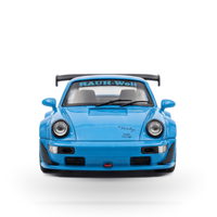 Mini Station Porsche 911 964 RWB HIDEYOSHI blue 1:64