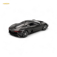 Mini-GT Jaguar C-X75 Test Car Carbon Fiber 1:64