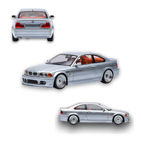 YM Model BMW E46 Alpina B3 Titan Silver 1:64