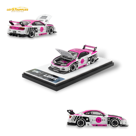 TPC Silvia S15 LBWK Pink - White 1:64