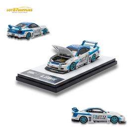 TPC Silvia S15 LBWK Blue - White 1:64