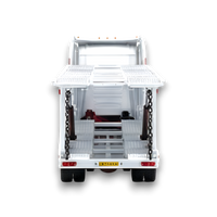 Flame Scania Car Carrier Transport Truck Red White 1:64 - Limited to 299 Pcs