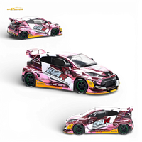 PopRace Toyota GR YARIS Pink EVA RT Production Model 1:64