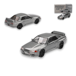 Mini GT Nissan Skyline GT-R NISMO BNR32 CRS Version Dark Metal Gray 1:64
