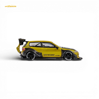 DCM Kevmannz Civic EG Ver.1 Gold Carbon Fiber Long Tail 1:64