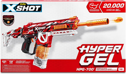 XSHOT Hyper Gel HPG-700 Blaster, Semi and Fully Automatic Gel Blaster & 20,000 Hyper Gel Pellets, 700 Capacity Mag, Eyewear, Ages 14 & Up by ZURU