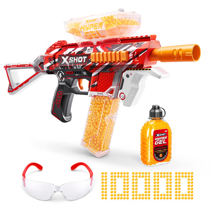 XSHOT Hyper Gel HPG-700 Blaster, Semi and Fully Automatic Gel Blaster & 20,000 Hyper Gel Pellets, 700 Capacity Mag, Eyewear, Ages 14 & Up by ZURU