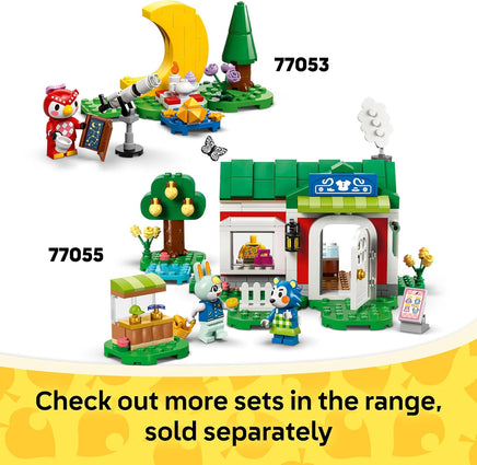 LEGO Animal Crossing Leif's Caravan & Garden Shop Building Toy - Gift for Birthdays - Animal Crossing Toy Figure and Playset for Kids, Girls and Boys, Ages 7+ - 77054