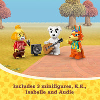 LEGO Animal Crossing K.K.’s Concert in The Plaza Building Toys Set - Animal Crossing Toy Figures & Playsets for Kids, Girls & Boys, Ages 7+ - Pretend Play Gift for Christmas - 77052