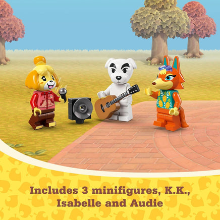 LEGO Animal Crossing K.K.’s Concert in The Plaza Building Toys Set - Animal Crossing Toy Figures & Playsets for Kids, Girls & Boys, Ages 7+ - Pretend Play Gift for Christmas - 77052