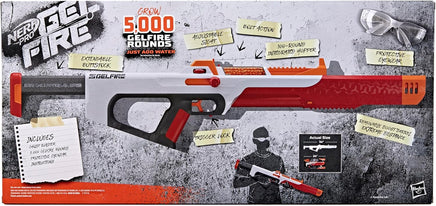 Nerf Pro Gelfire Ghost Bolt Action Blaster, Removable Boost Barrel, 5000 Gel Rounds, 100 Round Integrated Hopper, Eyewear, Ages 14 & Up