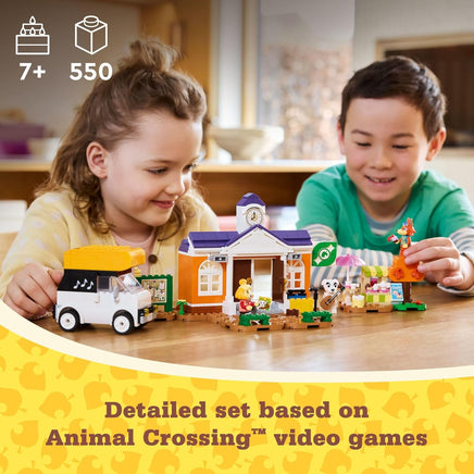 LEGO Animal Crossing K.K.’s Concert in The Plaza Building Toys Set - Animal Crossing Toy Figures & Playsets for Kids, Girls & Boys, Ages 7+ - Pretend Play Gift for Christmas - 77052