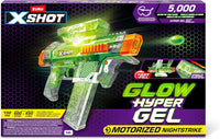 XSHOT Hyper Glow NightStrike Blaster (5,000) Pellets by ZURU, Motorized Blaster Outdoor Toy for Boys and Girls, Teens and Adults Aged 14+